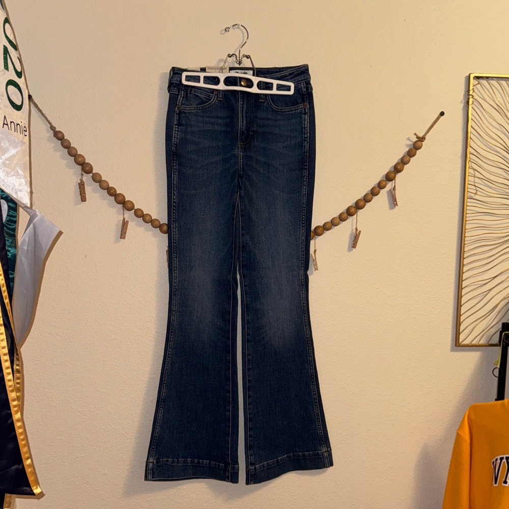 Wrangler Dark Blue Women's Flare Jeans
